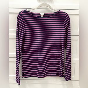 J Crew women’s stripe shirt